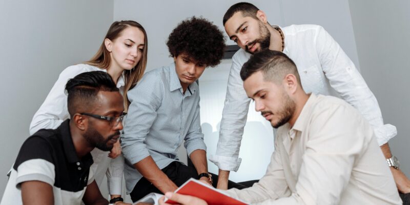 Business team collaboration