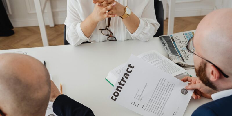 business meeting contract