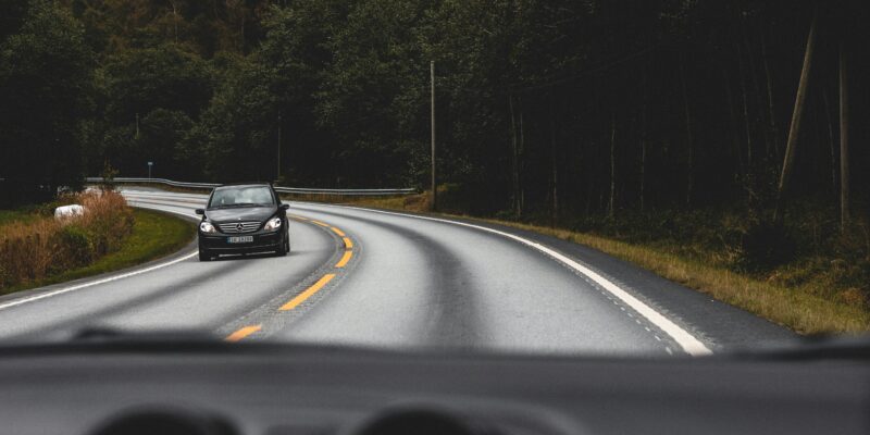 defensive driving road