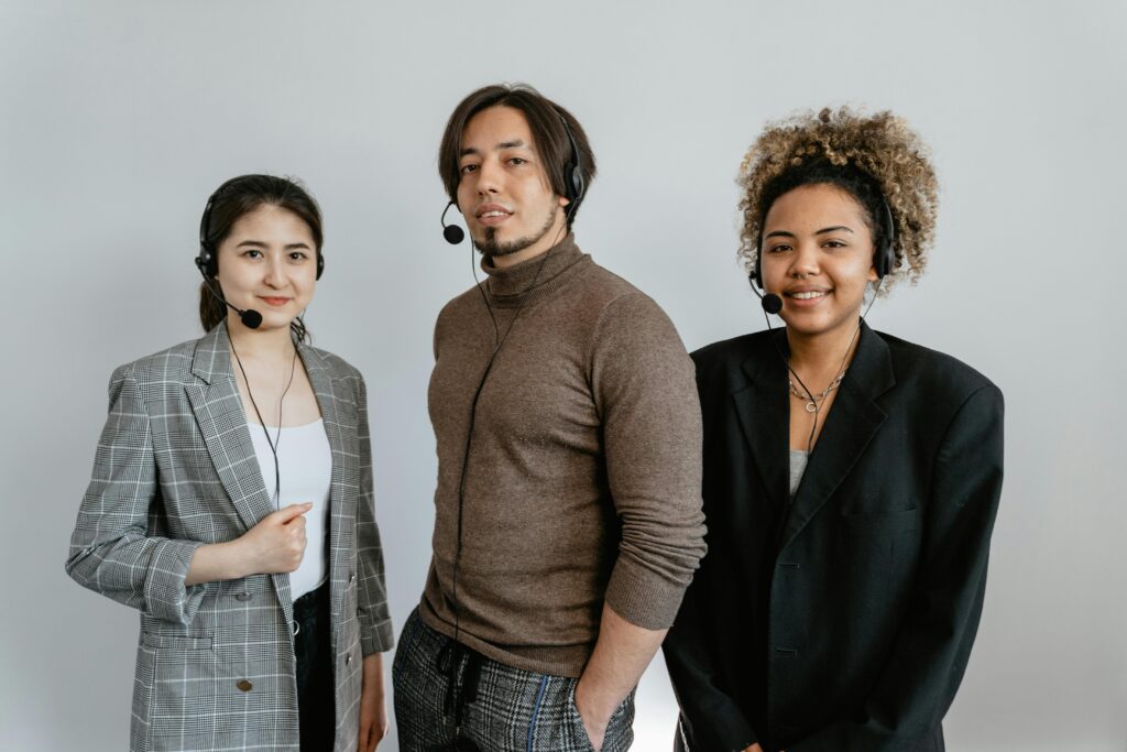 Customer service team