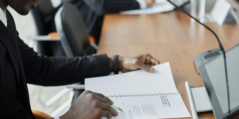 government budget meeting