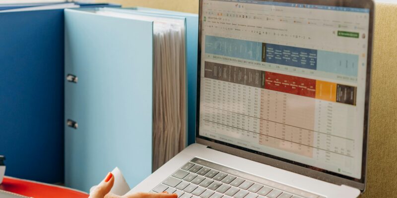 Microsoft Excel spreadsheet