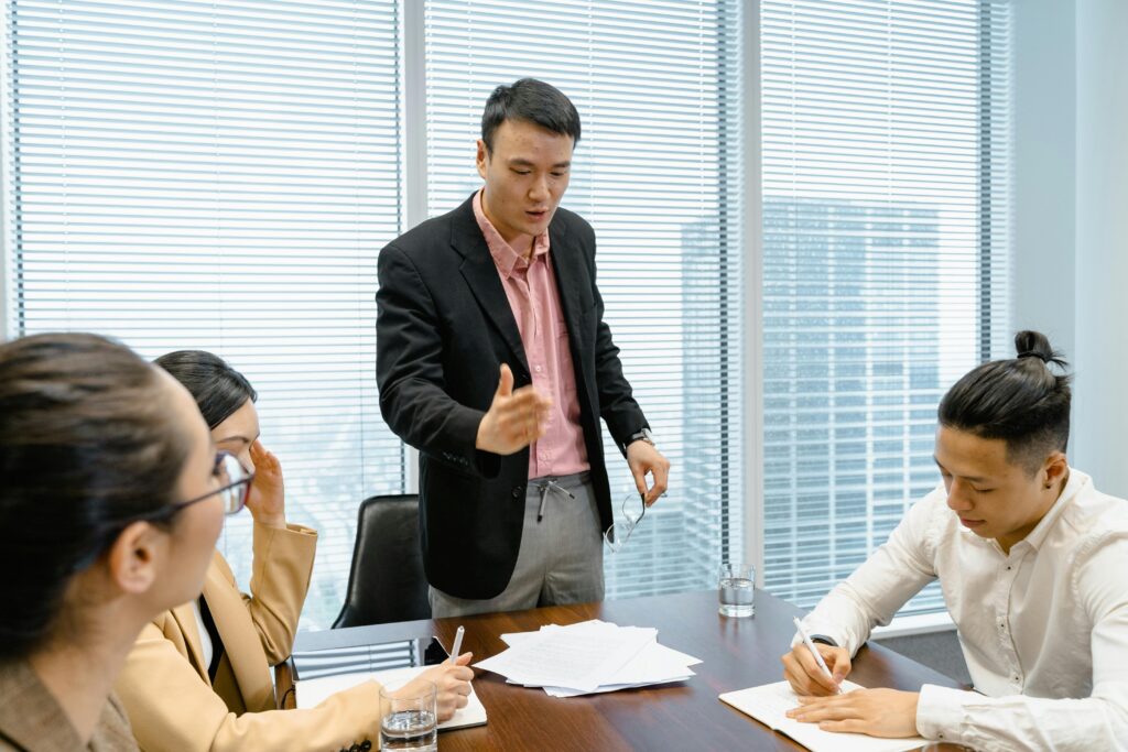 business leadership meeting
