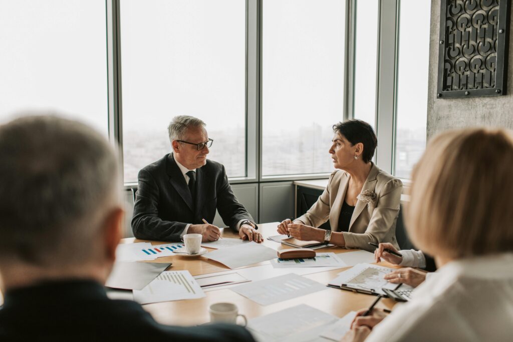 business management meeting