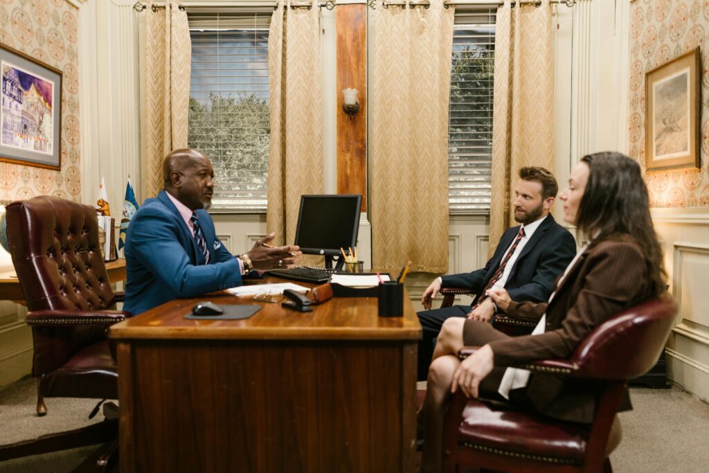lawyer meeting room