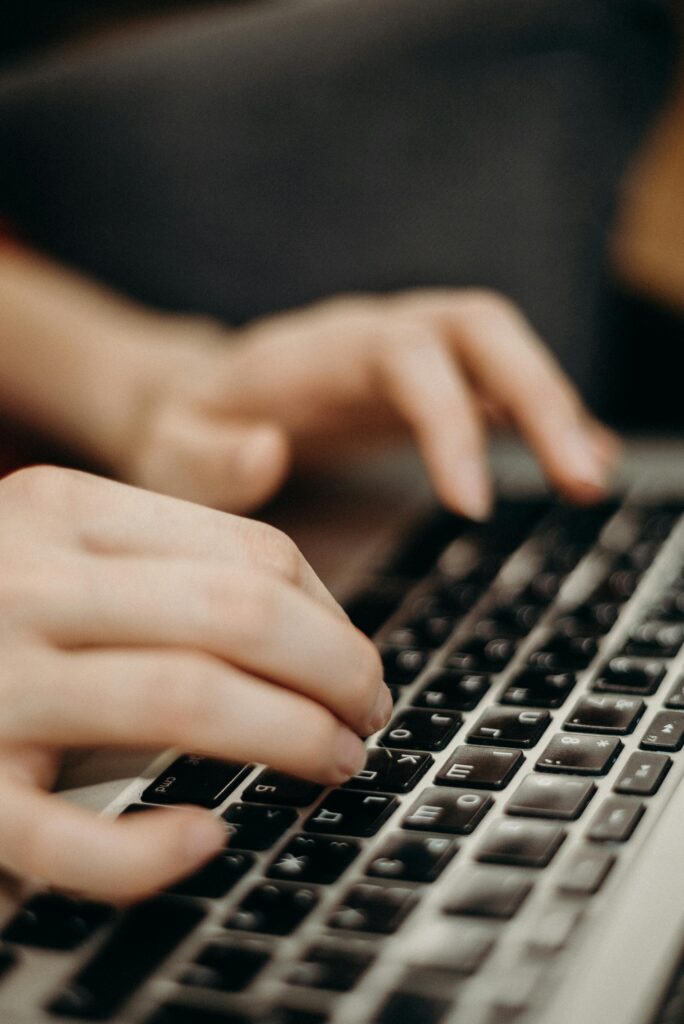 typing skills laptop