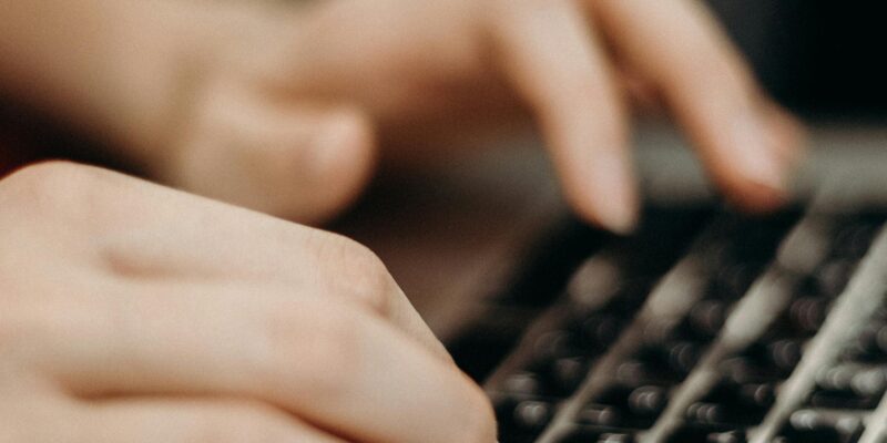 typing skills laptop
