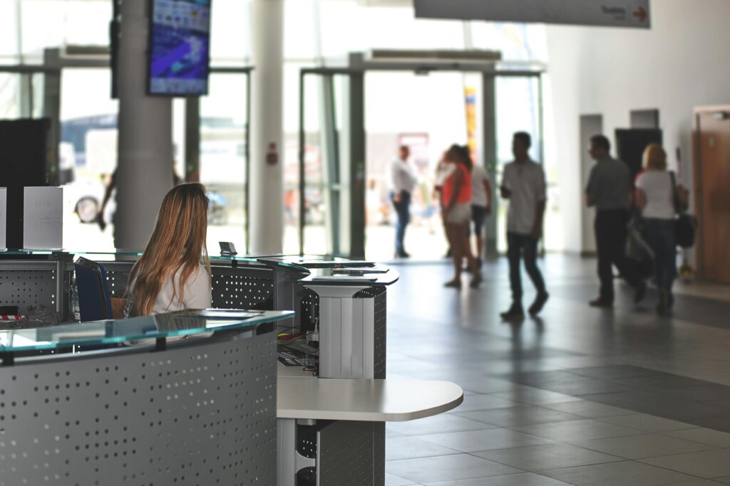 business office reception